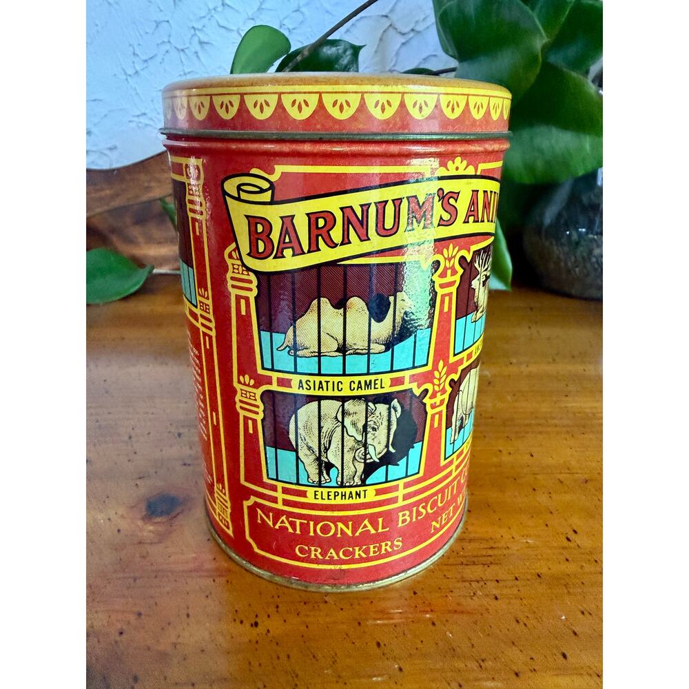 Vintage Barnum’s Animals Circus Tin Replica 1914 Design National Biscuit Co - Picture 4 of 8